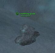 A rumbling geode