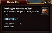 Darklight Merchant Tent