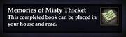 Memories of Misty Thicket (House Item)