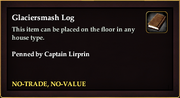 Glaciersmash Log