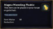 Magma Wormling Plushie