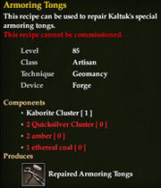 EQ2 armoring tongs
