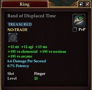 Band of Displaced Time