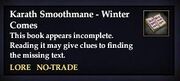 Karath Smoothmane - Winter Comes (Quest Starter)