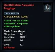 Quellithulian Assassin's Leggings