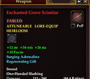 Enchanted Grove Scimitar