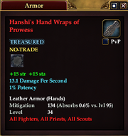Hanshi's Hand Wraps of Prowess