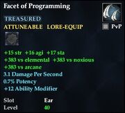 Facet of Programming