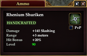 Rhenium Shuriken