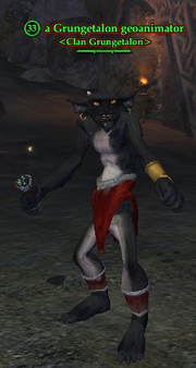 A Grungetalon geoanimator
