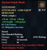 Ancient Kejek Blade