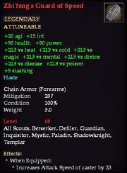 Zhi'feng's Guard of Speed