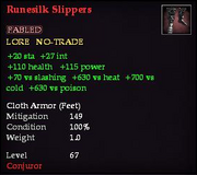 Runesilk Slippers