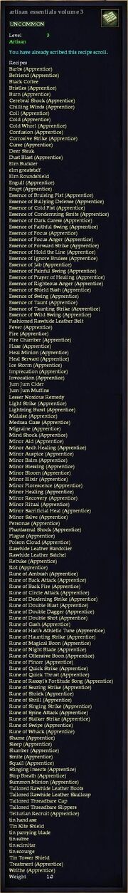 Artisan essentials volume 3