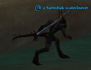 A Sarnshak scalecleaver