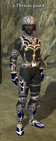 A Thexian guard (Thexian Hideaway)