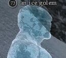 An ice golem