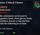 Focus: Critical Chance