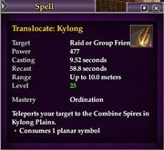 Translocate- Kylong