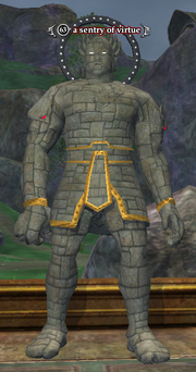 A sentry of virtue