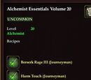 Alchemist Essentials Volume 20