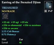 Earring of the Frenzied Djinn