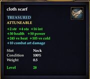 Cloth scarf Level 28