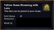 Yellow Roses Blooming with Love