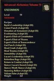Advanced Alchemist Volume 73