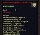 Advanced Alchemist Volume 73