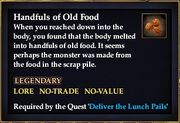 Handfuls of Old Food
