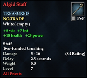 Algid Staff