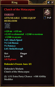Clutch of the Metacarpus
