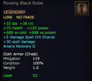 Flowing Black Robe