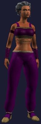 Gi of the Dark Disciple (Visible, Female)