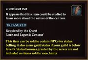 A centaur ear