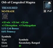 Orb of Congealed Magma