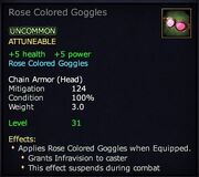 Rose Colored Goggles