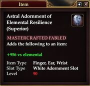 Astral Adornment of Elemental Resilience (Superior)