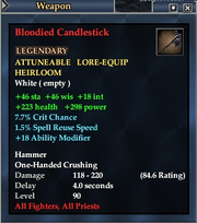 Bloodied Candlestick