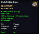 Dark Chitin Ring