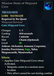 Mission Stone of Shipyard Cove