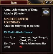 Astral Adornment of Extra Attacks (Greater)