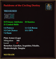 Pauldrons of the Circling Destiny