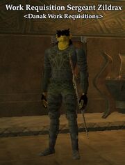 Work Requisition Sergeant Zildrax