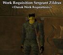 Work Requisition Sergeant Zildrax