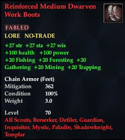 Reinforced Medium Dwarven Work Boots