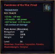 Pauldrons of the War Priest