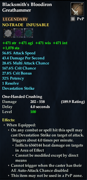 Blacksmith's Bloodiron Greathammer