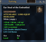 Ear Stud of the Embattled